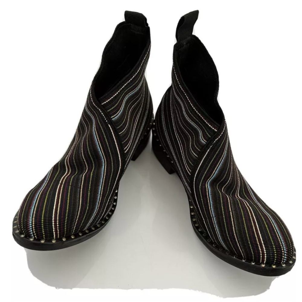 Charleston Shoe Co BARCELONA Boot Striped Women Size 6